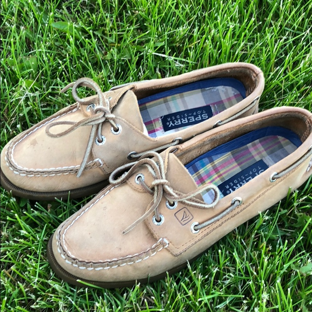 Sperry boat shoes! All leather!